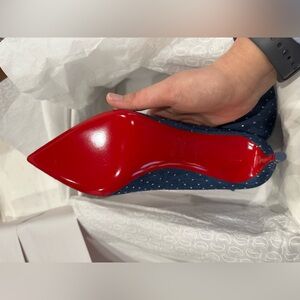 Christian Louboutin Kate Plum strass 85mm,